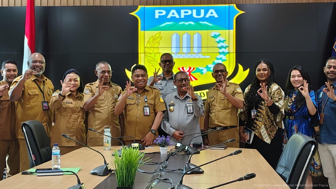 Sukseskan Festival Sagu, Kanwil Kemenkum Papua dan Pemprov Papua Perkuat Strategi Kemitraan dengan BUMN