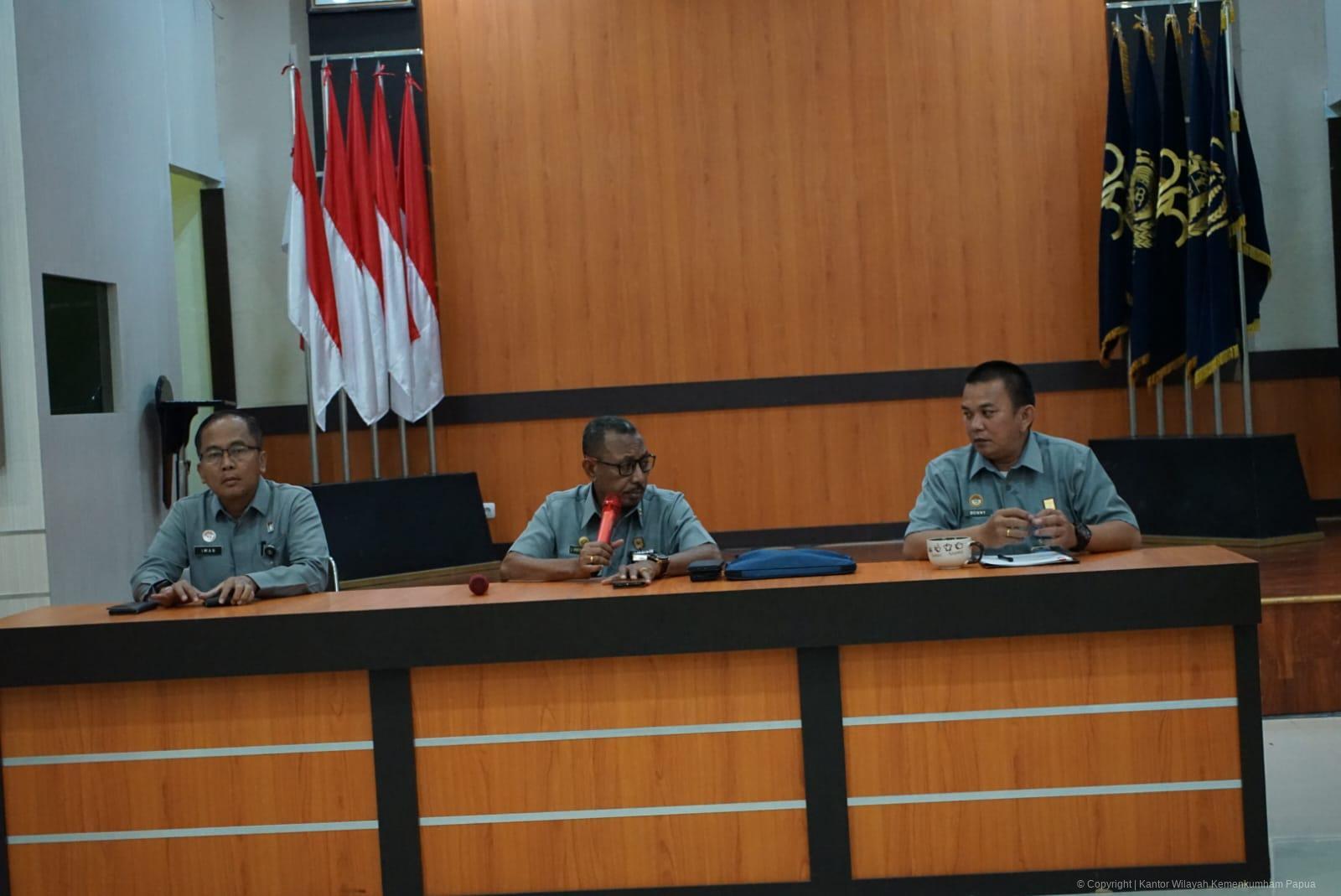 Meneguhkan Komitmen Menuju WBBM 2026, Kanwil Kemenkum Papua Laksanakan Asesmen Seleksi Pokja