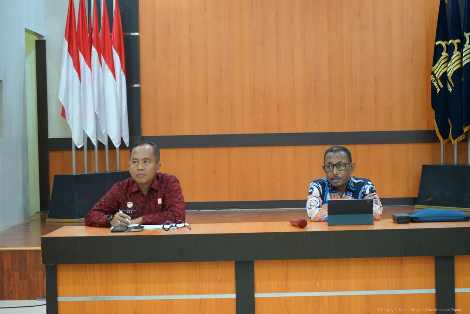 Matangkan Persiapan Festival Sagu, Kemenkum Papua Gelar Rapat Bersama Dinas dan Perbankan