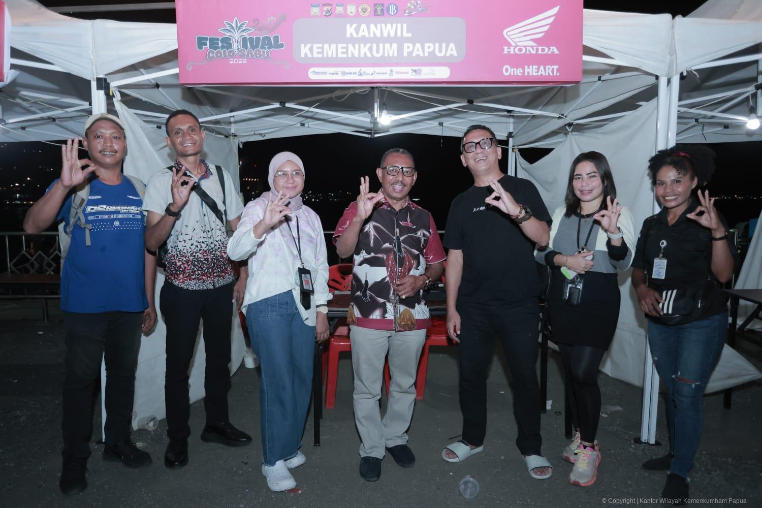 Kanwil Kemenkum Papua Hadirkan Layanan Kekayaan Intelektual dan AHU pada Festival Colo Sagu 2026