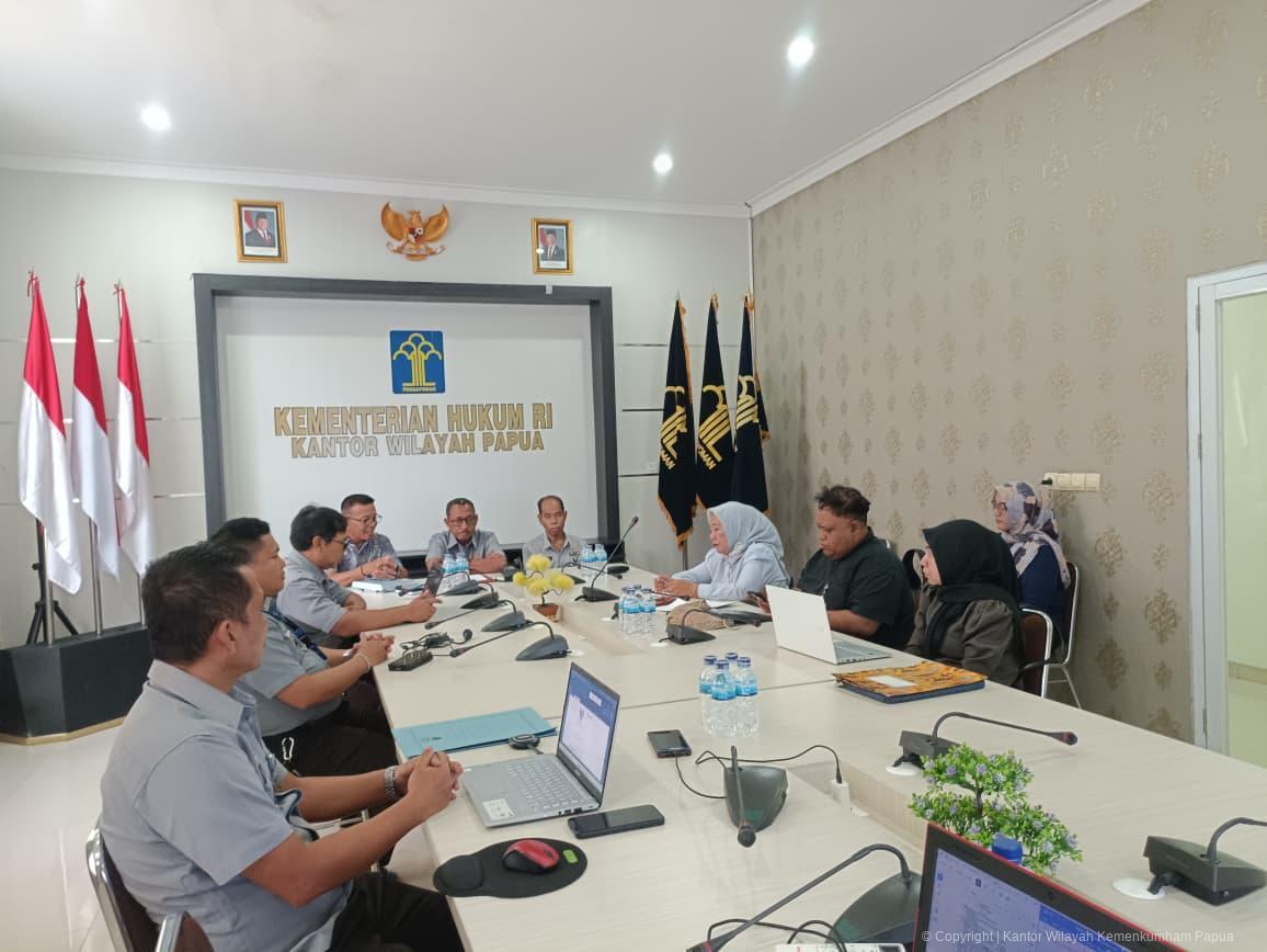 Kakanwil Kemenkum Papua Buka Kegiatan Harmonisasi Raperbup Merauke tentang Perumda Jereukom