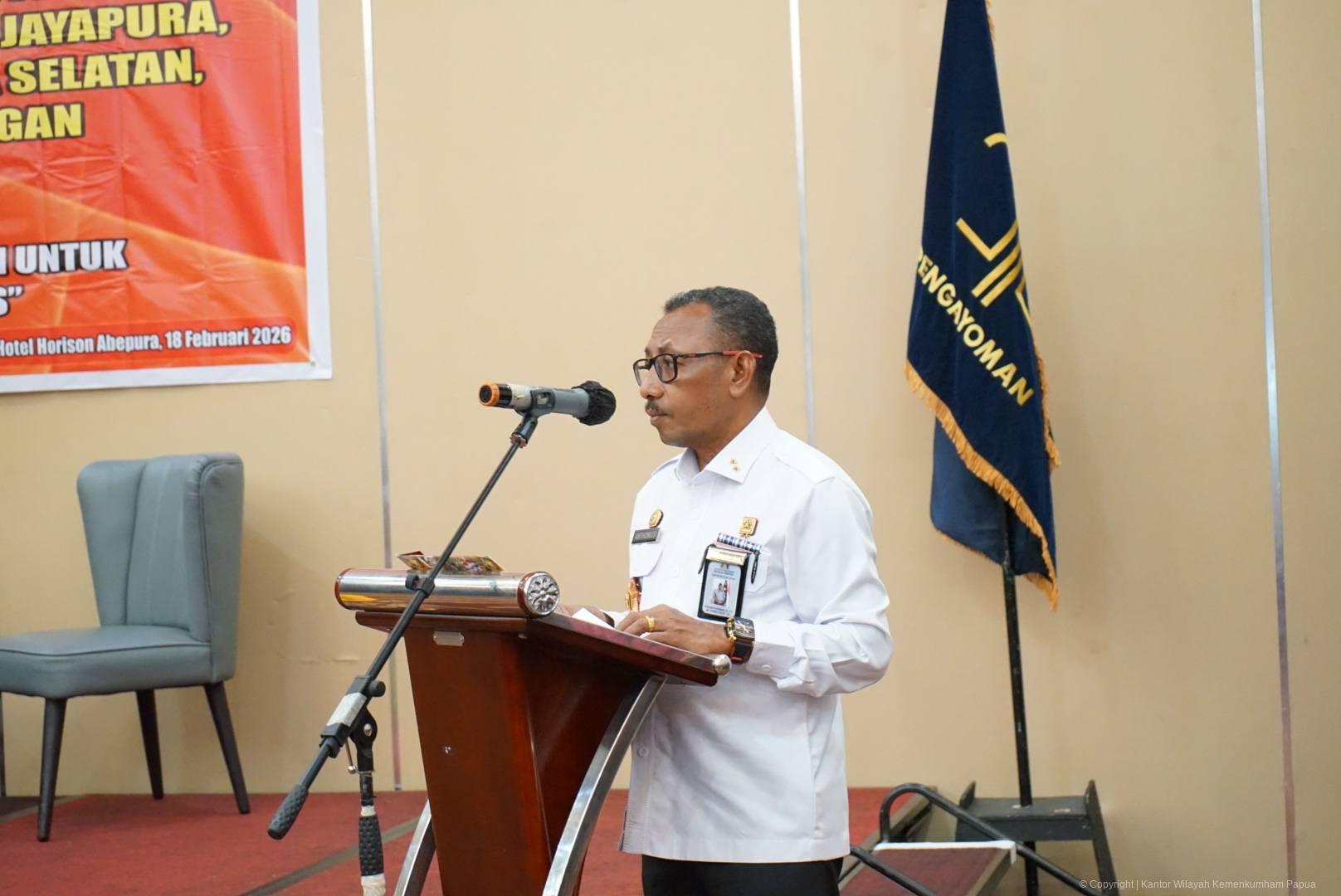 Kemenkum Papua Perkuat Sinergi MPW, MPD, dan MKN Se-Provinsi Papua, Papua Selatan, Papua Tengah, Papua Pegunungan Gelar Rakor Wujudkan Layanan Notaris Berintegritas