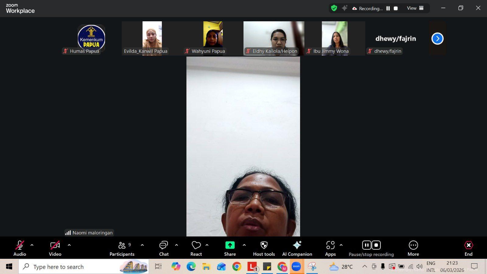 Sambut Ramadhan, DWP Kanwil Kementerian Hukum Papua Gelar Rapat Persiapan Pembagian Takjil  